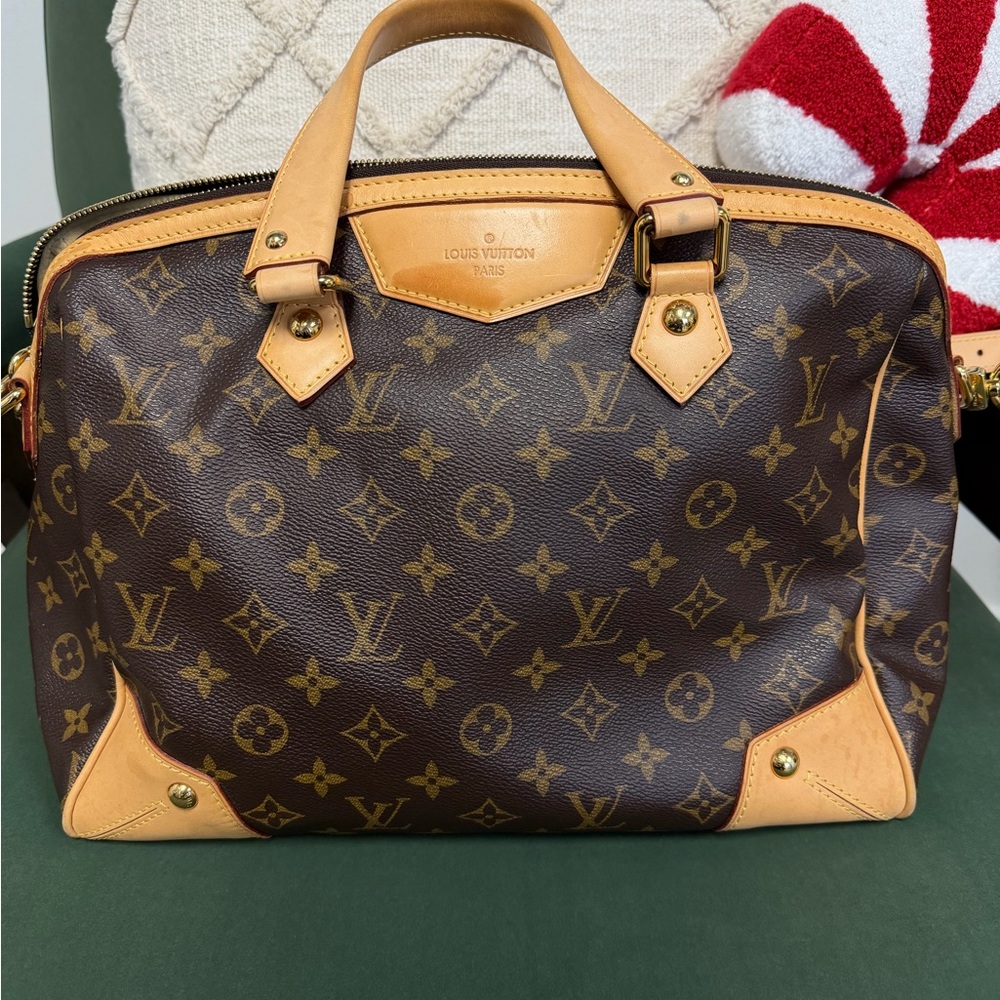Louis Vuitton Brown Monogram Hand/ Shoulder Bag